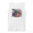 Drum Kit With American Flag Graphic For Musicians Men Tank Top Drum Kit With American Flag Graphic For Musicians Men Tank Top