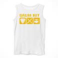 Drum Kit Band Drumming Drumsticks Musical Drums Men Tank Top