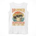 Drummer Like a Musician Only On Time Vintage Sunset Drum Kit Raglan Baseball Tee Men Tank Top Drummer Like a Musician Only On Time Vintage Sunset Drum Kit Raglan Baseball Tee Men Tank Top