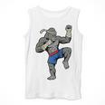Gorilla Muay Thai Combat Sport Fighter Martial Arts 8 Limbs Raglan Baseball Tee Men Tank Top