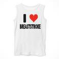 I Love Breaststroke Heart Swim Swimmer Pool Swimming Men Tank Top I Love Breaststroke Heart Swim Swimmer Pool Swimming Men Tank Top