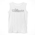Minimalist Canoeing Water River Canoe Men Tank Top