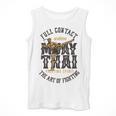 Muay Thai Fighter MMA Full Contact Retro Kickboxing Men Tank Top