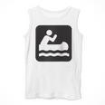 Outdoors Water Sports Canoe Canoeist Raglan Baseball Tee Men Tank Top