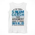 Swim Coach Swimming Coach Men Tank Top Swim Coach Swimming Coach Men Tank Top