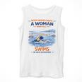 Swimming Never Underestimate A Woman Swim In Her Seventies Men Tank Top
