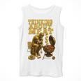 Thinking About Meat BBQ Dad Humor Raglan Baseball Tee Men Tank Top