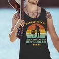 Bbq Dad Cooler Retro Barbecue Grill Fathers Day Daddy Papa Men Tank Top