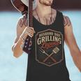 BBQ Dad Husband Dad Grilling Legend Men Tank Top