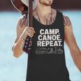 Camp Canoe Repeat Outdoor Adventure Men Tank Top