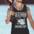 Drummer Drum Kit Vintage Drummer Men Tank Top Drummer Drum Kit Vintage Drummer Men Tank Top
