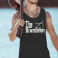 Drummer Humor The Drumfather Drum Kit Men Tank Top