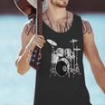 Drums Drum Kit Music Men Tank Top Drums Drum Kit Music Men Tank Top