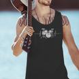 ECG Heartbeat Music Lovers Drumsticks Drum Kit Men Tank Top ECG Heartbeat Music Lovers Drumsticks Drum Kit Men Tank Top