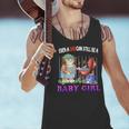 Even A Dad Can Still Be A Baby Girl BBQ Dad Cat Grilling Men Tank Top