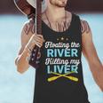 Floating The River Killing My Liver Canoe Kayak Trip Men Tank Top Floating The River Killing My Liver Canoe Kayak Trip Men Tank Top