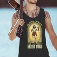 Jesus Knows Muay Thai Boxing Kickboxing MMA Men Tank Top