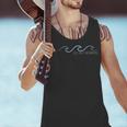 Just Keep Swimming With Aesthetic Wave Motivational Quote Men Tank Top Just Keep Swimming With Aesthetic Wave Motivational Quote Men Tank Top