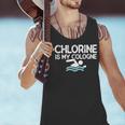 Men Swimming Saying Swimmer Men Tank Top