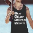 Muay Thai Boxing Thai Boxer Thai Kickboxing Men Tank Top