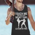 Muay Thai Boxing Kickboxing Your First Lesson Is Free Men Tank Top