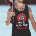Muay Thai Fighter Martial Arts Boxing Hobby Men Tank Top