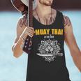 Muay Thai Sak Yant MMA Tattoo Tiger Lion Knife Martial Art Men Tank Top Muay Thai Sak Yant MMA Tattoo Tiger Lion Knife Martial Art Men Tank Top