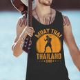 Muay Thai Thailand 1968 Slogan Sport Men Tank Top