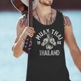 Muay Thai Thailand Vintage Tiger Fighter Training Small Men Tank Top Muay Thai Thailand Vintage Tiger Fighter Training Small Men Tank Top
