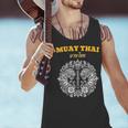 Sak Yant Muay Thai Art Tattoo Twin Tiger Kickboxing Thailand Men Tank Top Sak Yant Muay Thai Art Tattoo Twin Tiger Kickboxing Thailand Men Tank Top