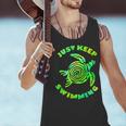Sea Turtle Just Keep Swimming Ocean Beach Vacation Men Tank Top Sea Turtle Just Keep Swimming Ocean Beach Vacation Men Tank Top