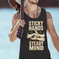 Sticky Hands Steady Mind Muay Thai Boxing Sleeveless Men Tank Top