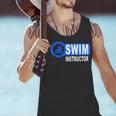 Swim Instructor Swimming Teacher Swimmer In Pool Graphic Art Men Tank Top Swim Instructor Swimming Teacher Swimmer In Pool Graphic Art Men Tank Top