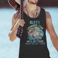 Swimmer Swim Sloth Swimming Team Retro Men Tank Top Swimmer Swim Sloth Swimming Team Retro Men Tank Top