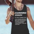 Swimming Coach Definition Swimming Instructor Men Tank Top Swimming Coach Definition Swimming Instructor Men Tank Top