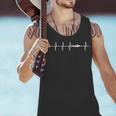 Swimming Heartbeat For Swimmers Small Men Tank Top
