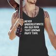 Never Underestimate An Old Man That Knows Muay Thai Men Tank Top