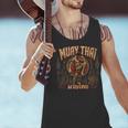 Vintage Muay Thai Wai Kru Thai Boxing Ritual Art Men Tank Top