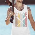 Canoe Vintage Canoeing Retro Canoe Paddling Men Tank Top