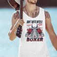Don't Mess With A Boxer Kickboxer Fan Muay Thai Boxing Men Tank Top