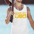 Drum Kit Band Drumming Drumsticks Musical Drums Men Tank Top