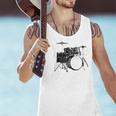 Drum Kit Drummer Band Musical Instrument Rock Music Raglan Baseball Tee Men Tank Top Drum Kit Drummer Band Musical Instrument Rock Music Raglan Baseball Tee Men Tank Top