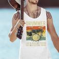 Drummer Better Timing Retro Vintage Sunset Drum Kit Graphic Raglan Baseball Tee Men Tank Top Drummer Better Timing Retro Vintage Sunset Drum Kit Graphic Raglan Baseball Tee Men Tank Top