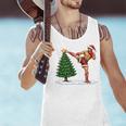 Festive Muay Thai Santa Christmas Men Tank Top