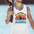 I'd Rather Be Swimming Retro Swim Swimmer Men Tank Top I'd Rather Be Swimming Retro Swim Swimmer Men Tank Top