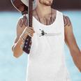 Kayaking Graphic Kayak Figure Kayaker Canoe Paddling Men Tank Top