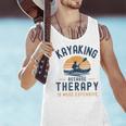 Kayaking Therapy Kayaker Canoe Paddle Lake River Men Tank Top Kayaking Therapy Kayaker Canoe Paddle Lake River Men Tank Top