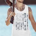 Muay Thai American Flag Camo Military Patriotic Men Tank Top
