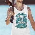 Swimming Quote Zombies Can't Swim For Swimmer Men Tank Top Swimming Quote Zombies Can't Swim For Swimmer Men Tank Top