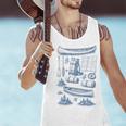 Women's Canoe Wilderness Gear Vintage Chart Collection Illustration Men Tank Top
